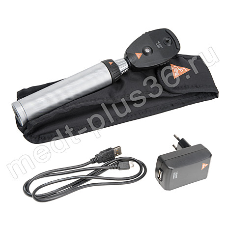 Офтальмоскоп прямой K 180 LED с рукояткой перезаряжаемой BETA ТR (4USB) (арт. C-182.28.388) Heine, Германия