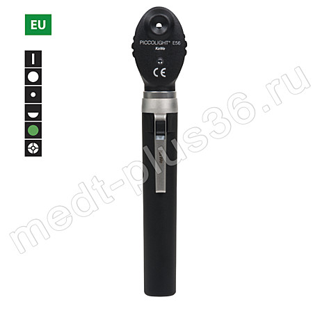 Офтальмоскоп Piccolight Е56 2,5В галогеновая лампа, night (черный) KaWe, Германия