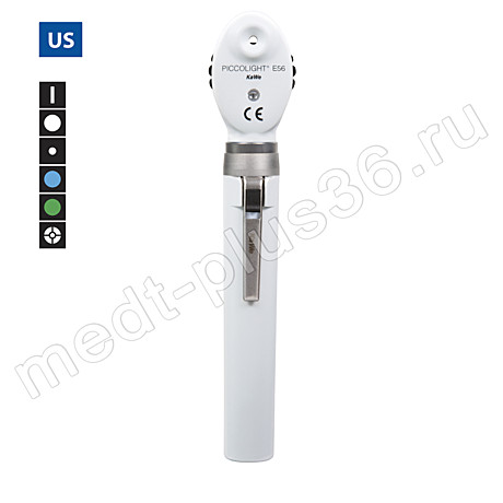 Офтальмоскоп Piccolight Е56, USA-версия, синий фильтр, stone (серый) KaWe, Германия